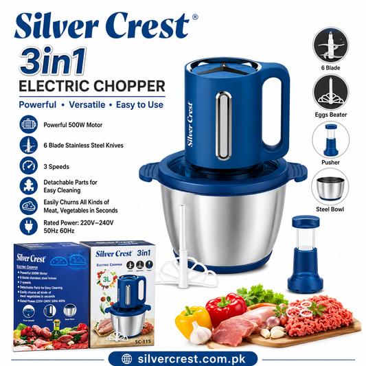 silver crest chopper 3 in 1 SC 115