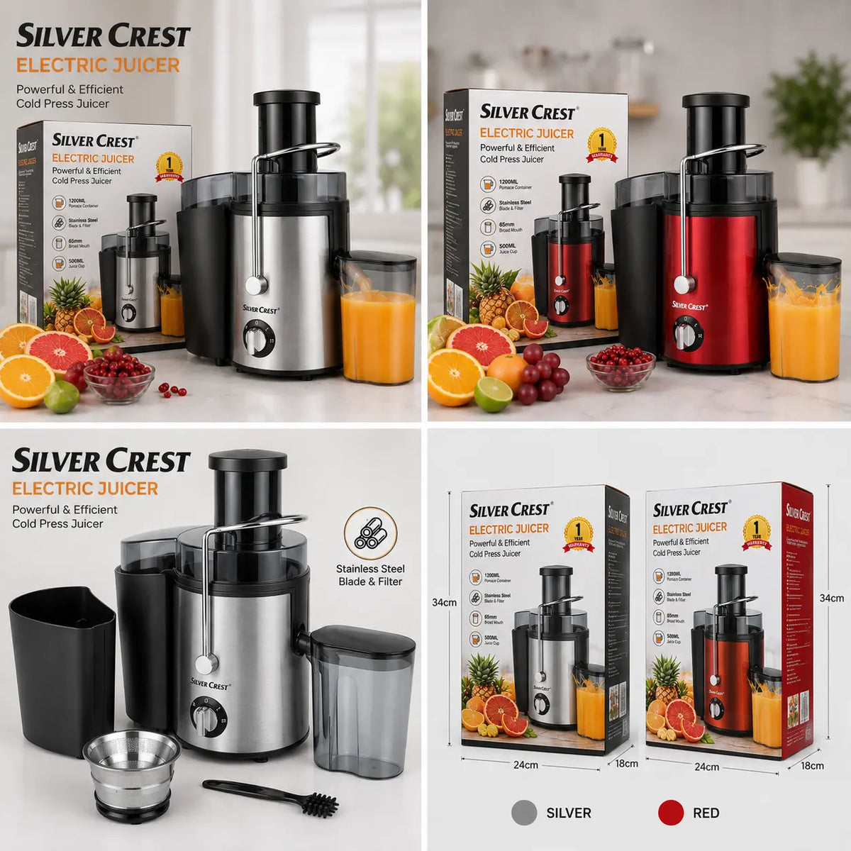 Silver Crest Juicer Extractor