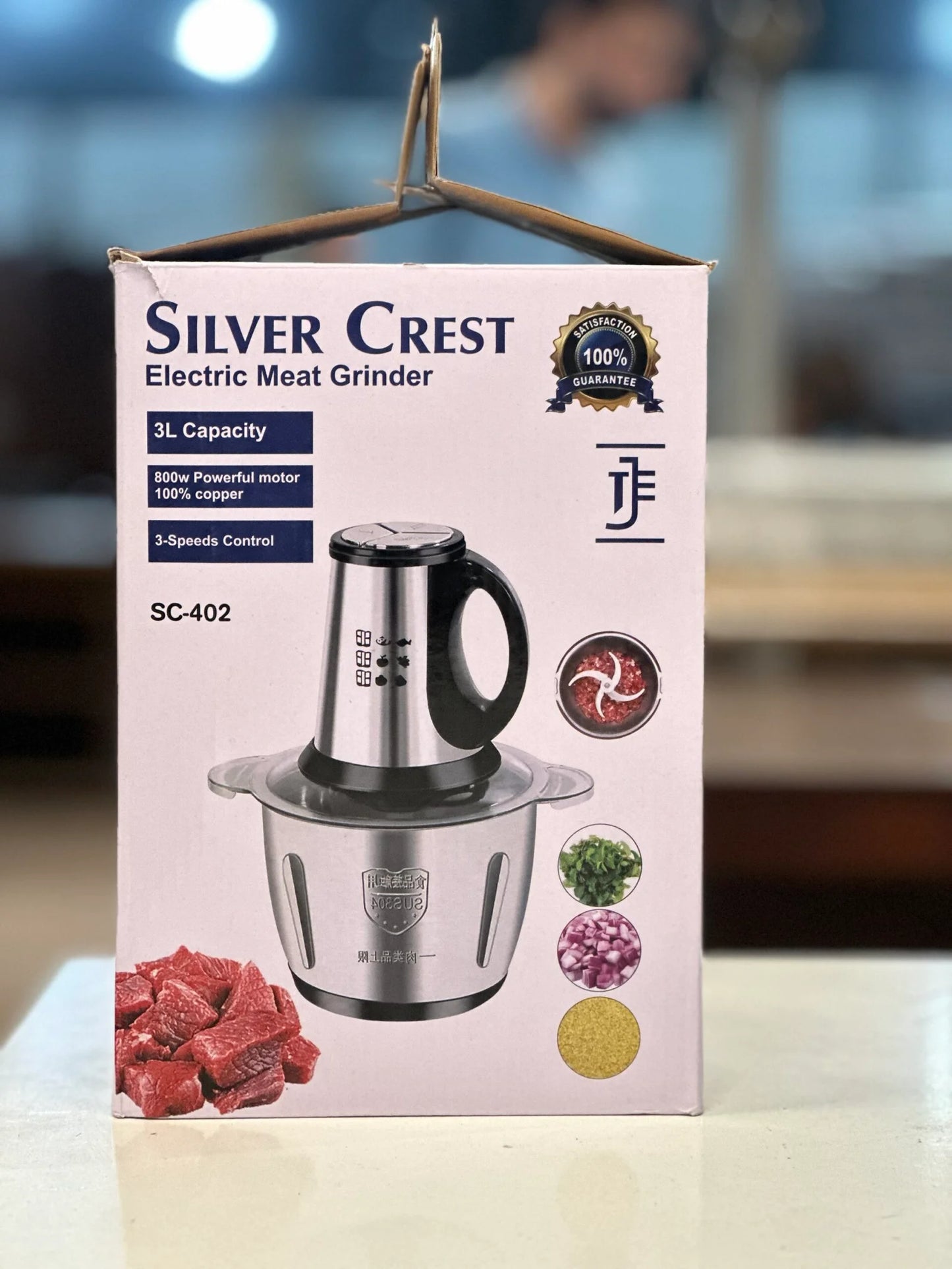 Electric Meat chopper Silver Crest 3 litters