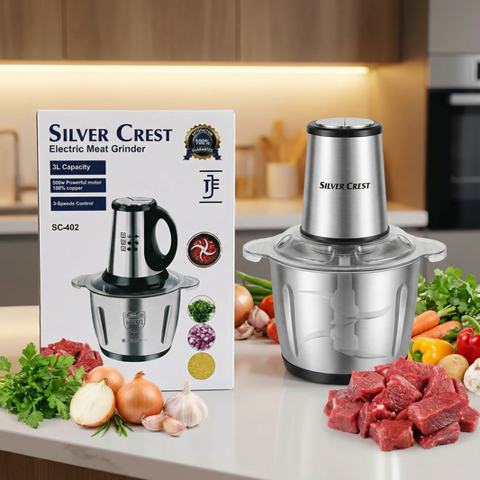 Electric Meat chopper Silver Crest 3 litters